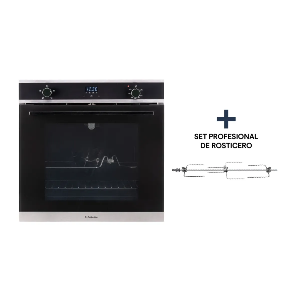 SCOLLECTION - Horno Empotrable Scollection Full Touch A Gas 70L