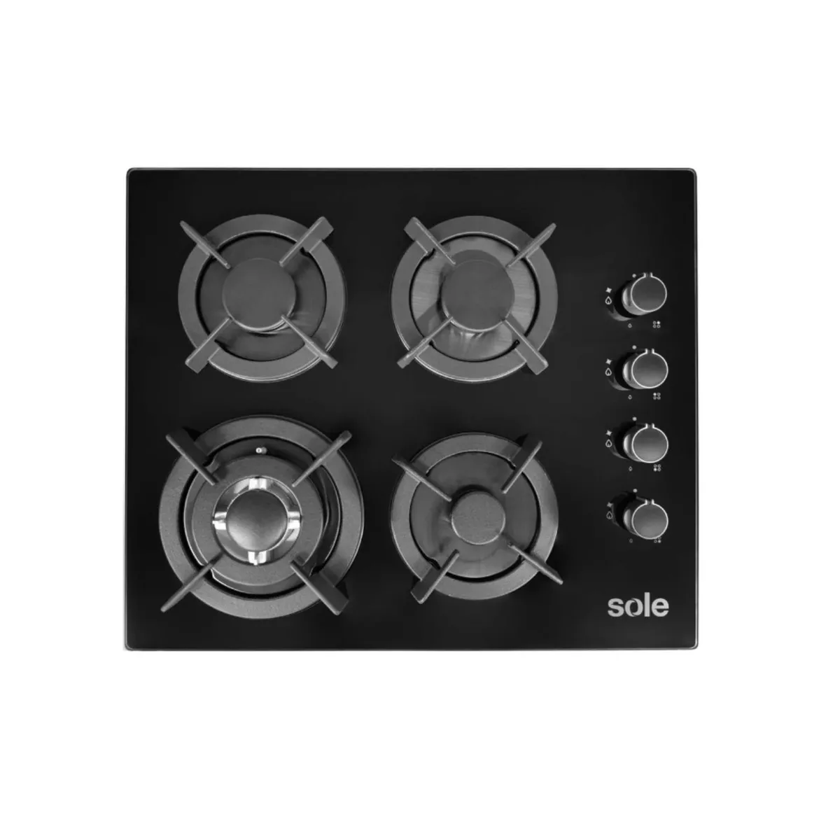 SOLE - Encimera Vidrio Templado 4 Hornillas SOLCO068