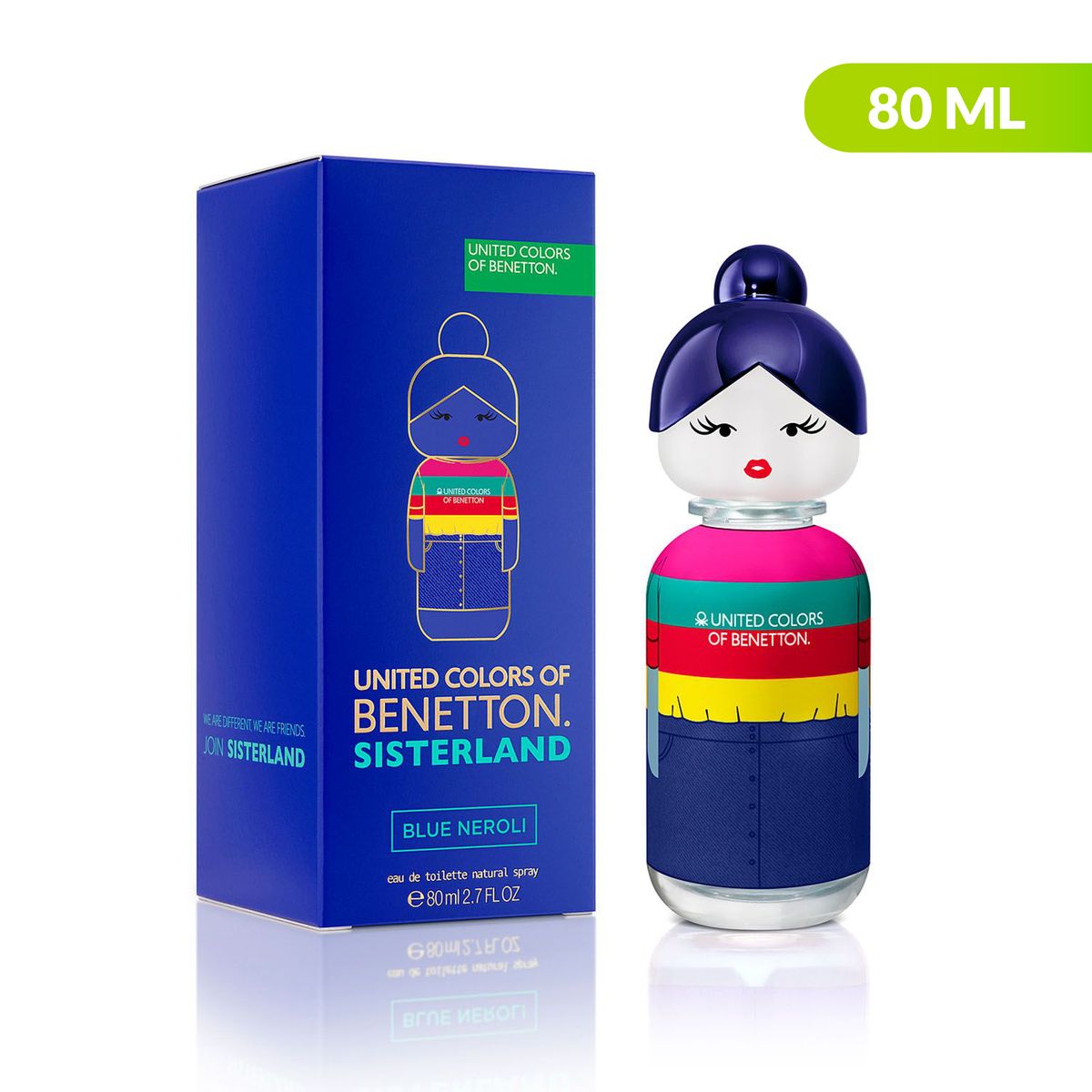 BENETTON - Sisterland Blue Neroli EDT 80 ml BENETTON Mujer