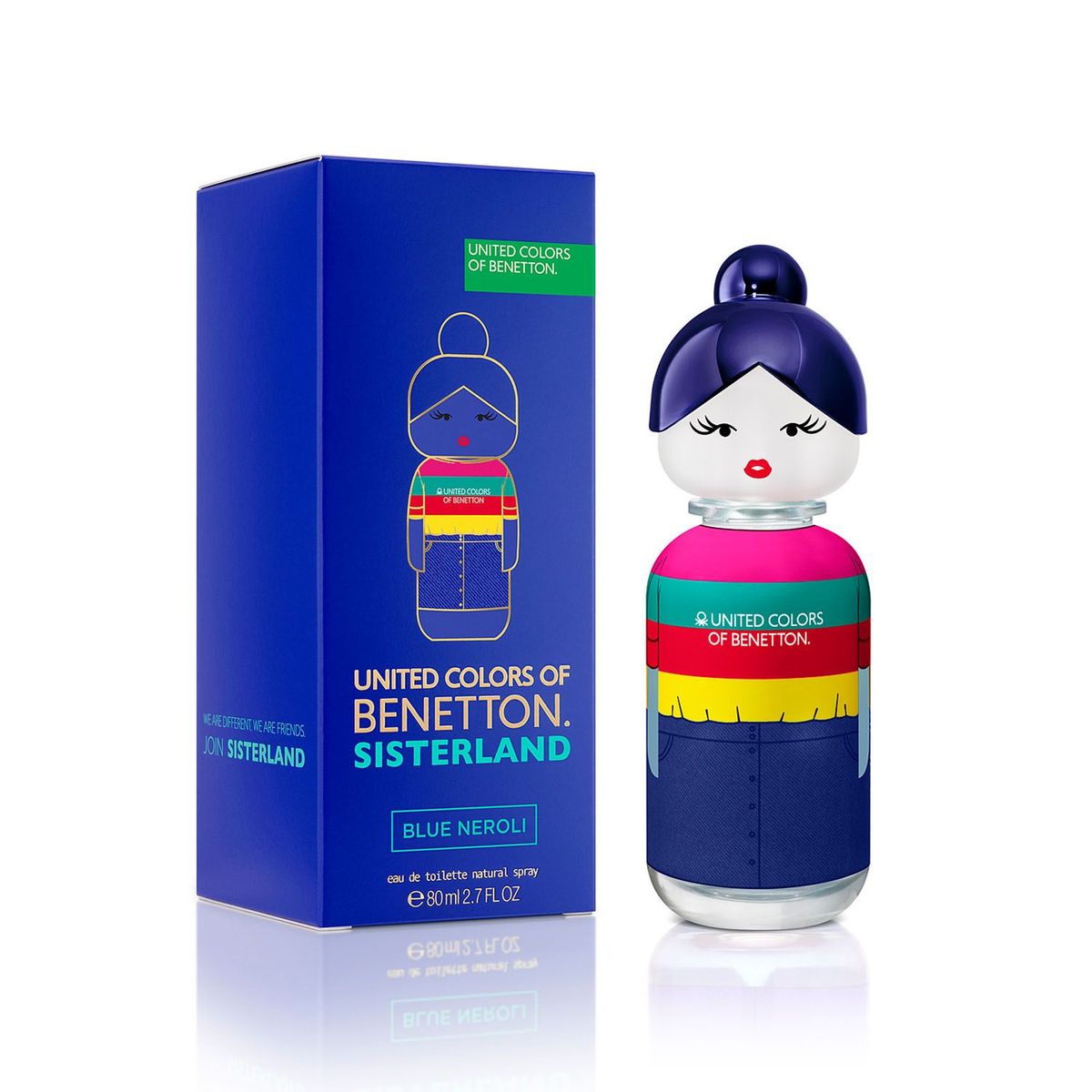 BENETTON - Sisterland Blue Neroli EDT 80 ml BENETTON Mujer