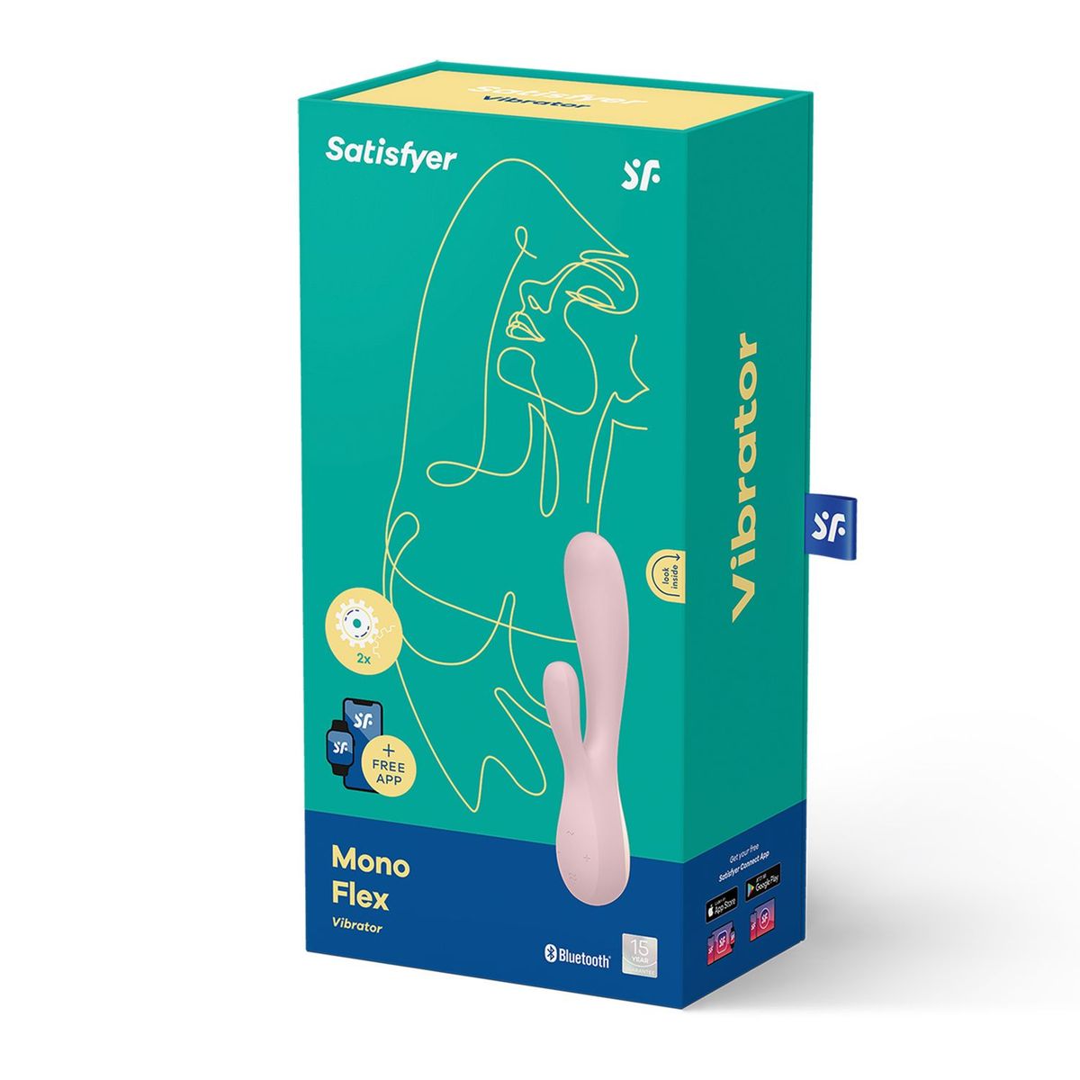 BANANA POP - Satisfyer Mono Flex Rosa Rabbit Con App