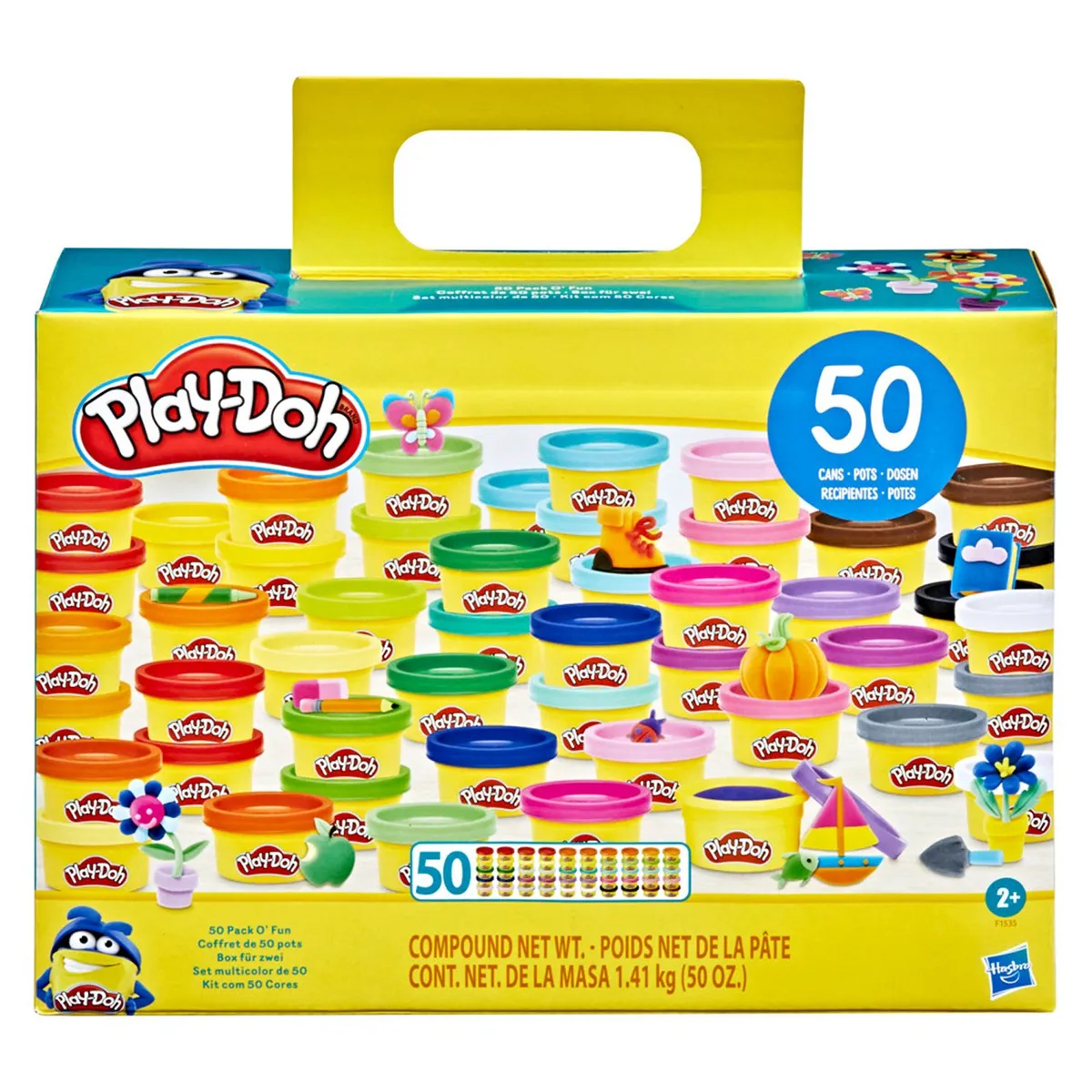 PLAY DOH - Masas y Plastilinas Play Doh Set de 50 Latas