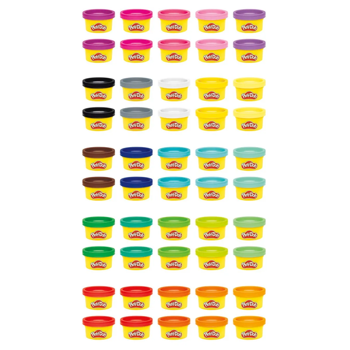 PLAY DOH - Masas y Plastilinas Play Doh Set de 50 Latas