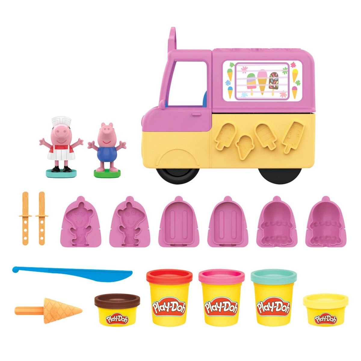 PLAY DOH - Masas y Plastilinas Play Doh Camion de Helados Peppa Pig