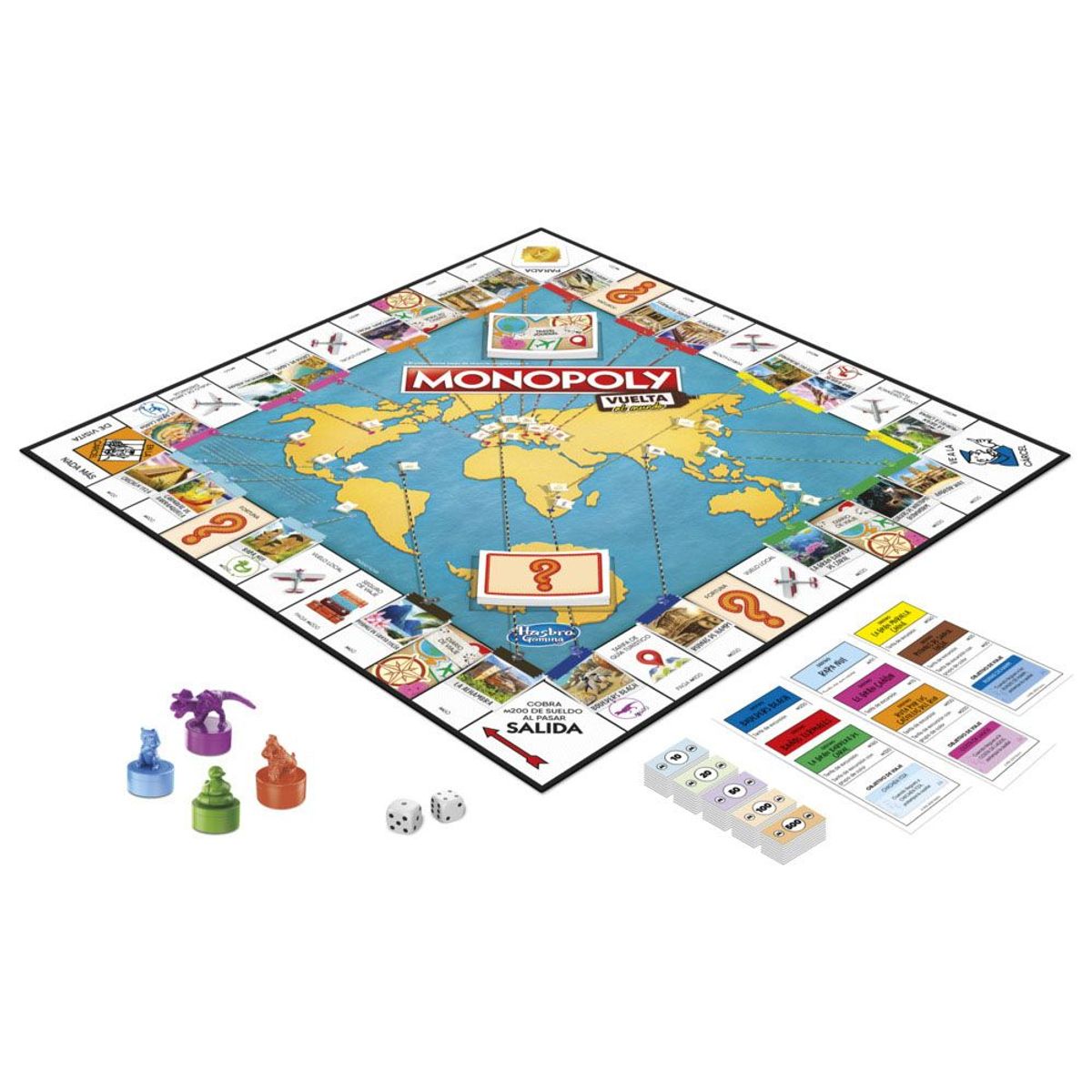 MONOPOLY - Juego de Mesa Monopoly World Tour