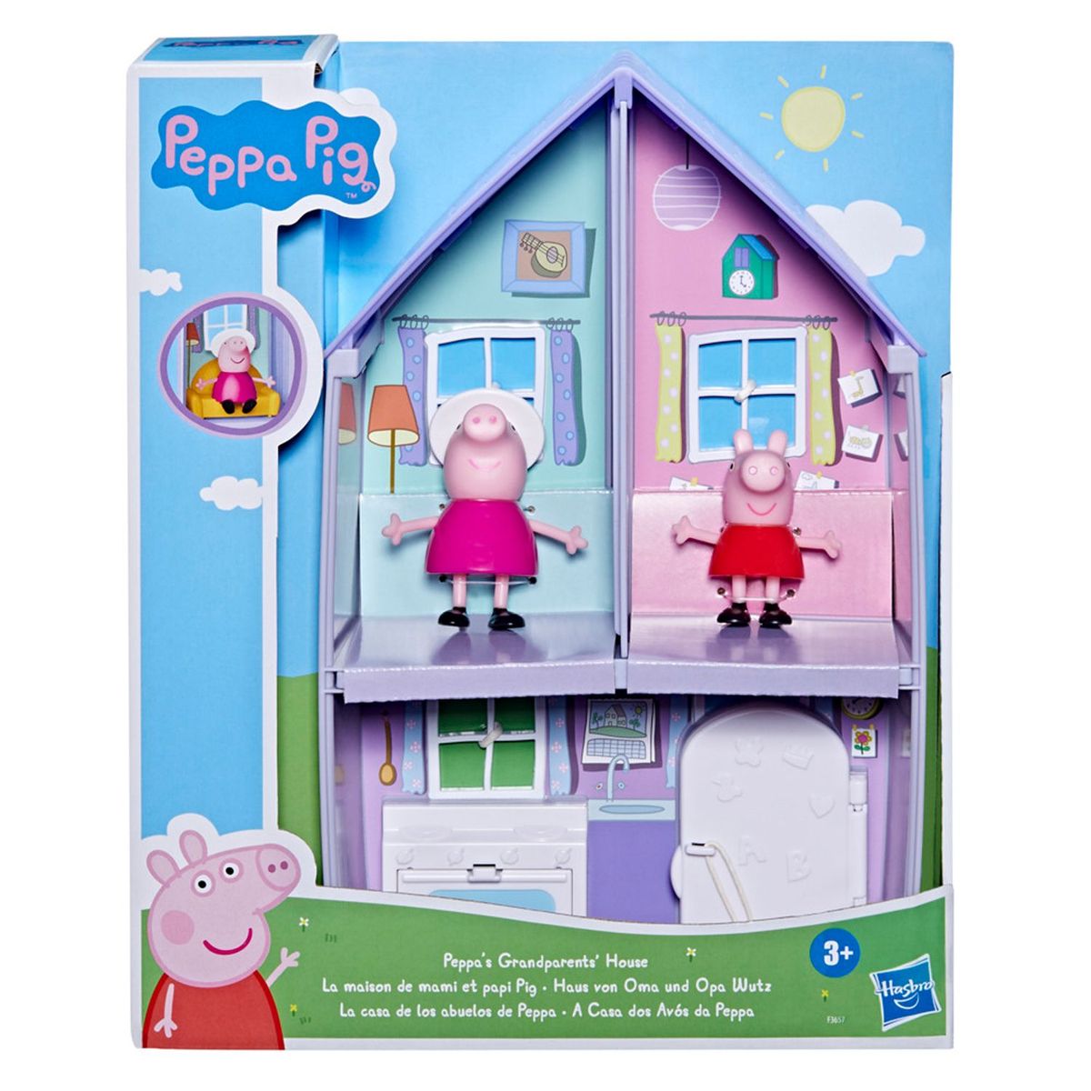 PEPPA PIG - Muñeca Peppa Pig - La casa de los abuelos de Peppa