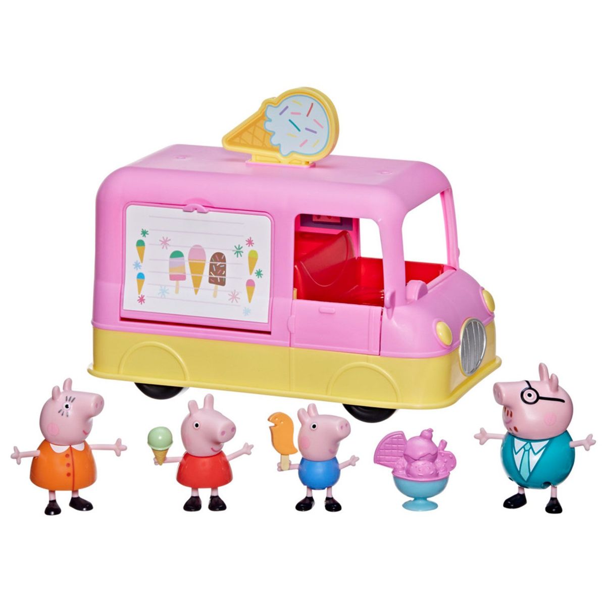 PEPPA PIG - Playset Juguete Helados de Peppa Pig