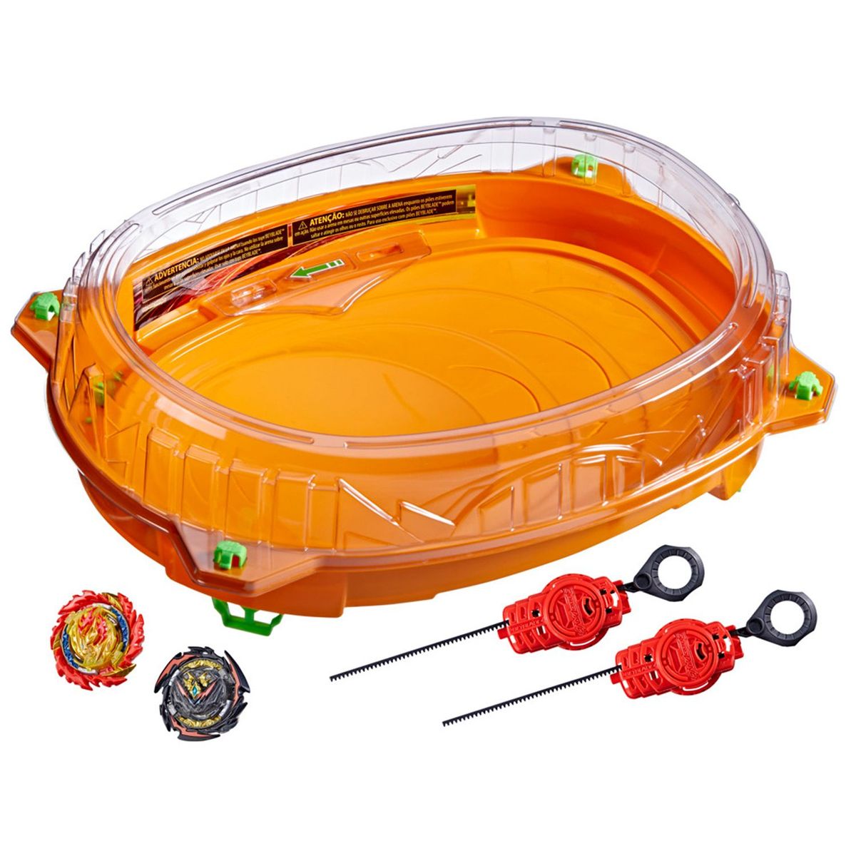 BEYBLADE - Estadio Beyblade Burst Quad Drive Naranjo
