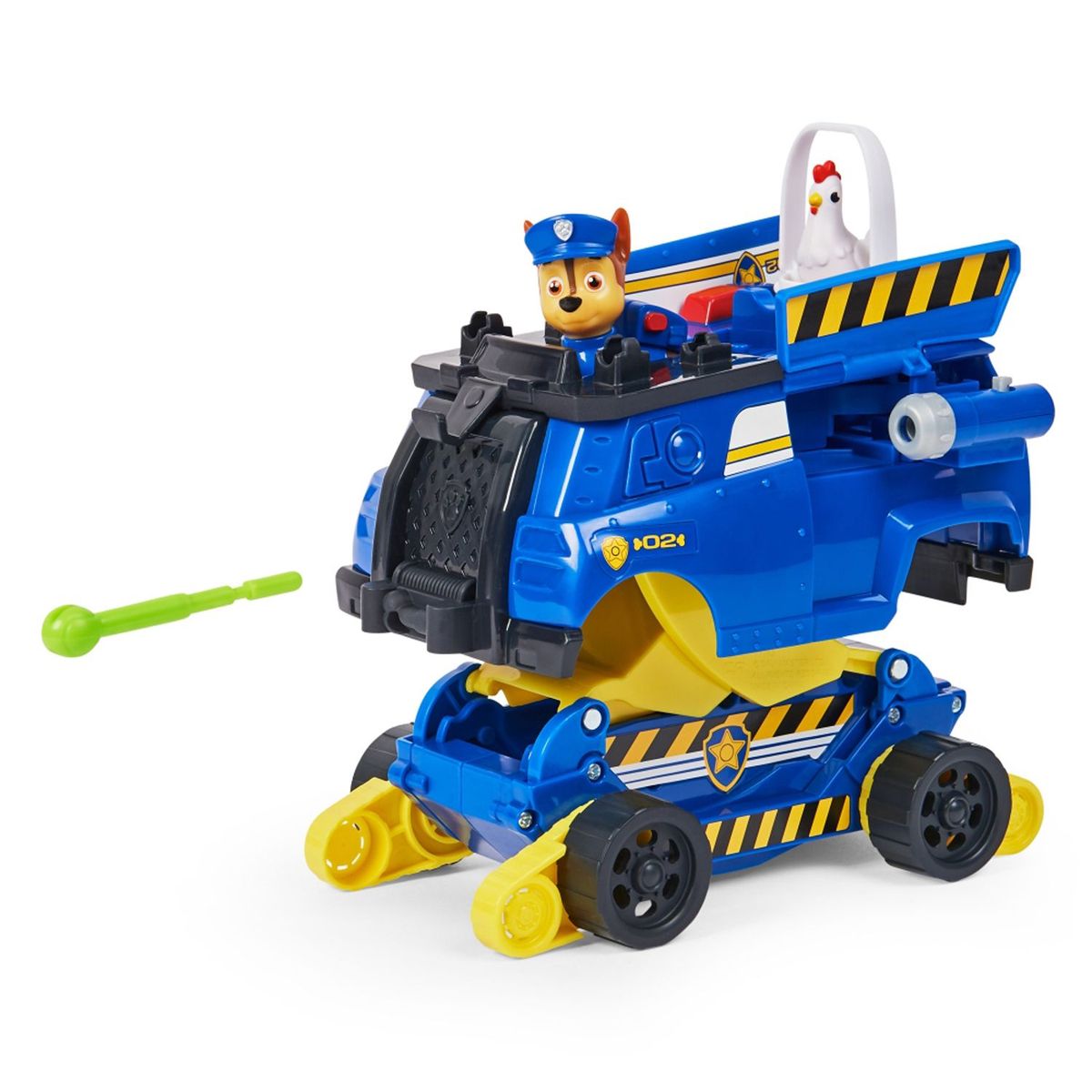 PAW PATROL - Carro de Juguete Transformable de Rescate Chase