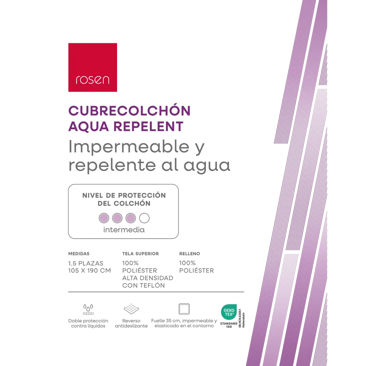 ROSEN - Protector de Colchón Aqua Repelent