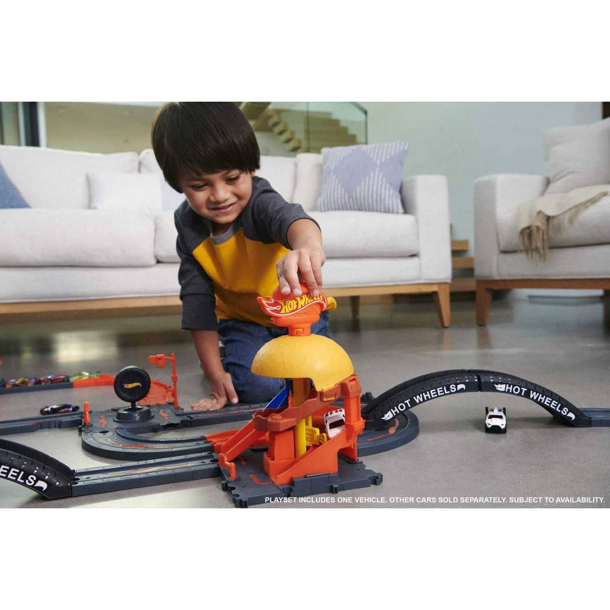 HOT WHEELS - Set de Carros de Juguete Hot Wheels City Tienda de Hamburguesas