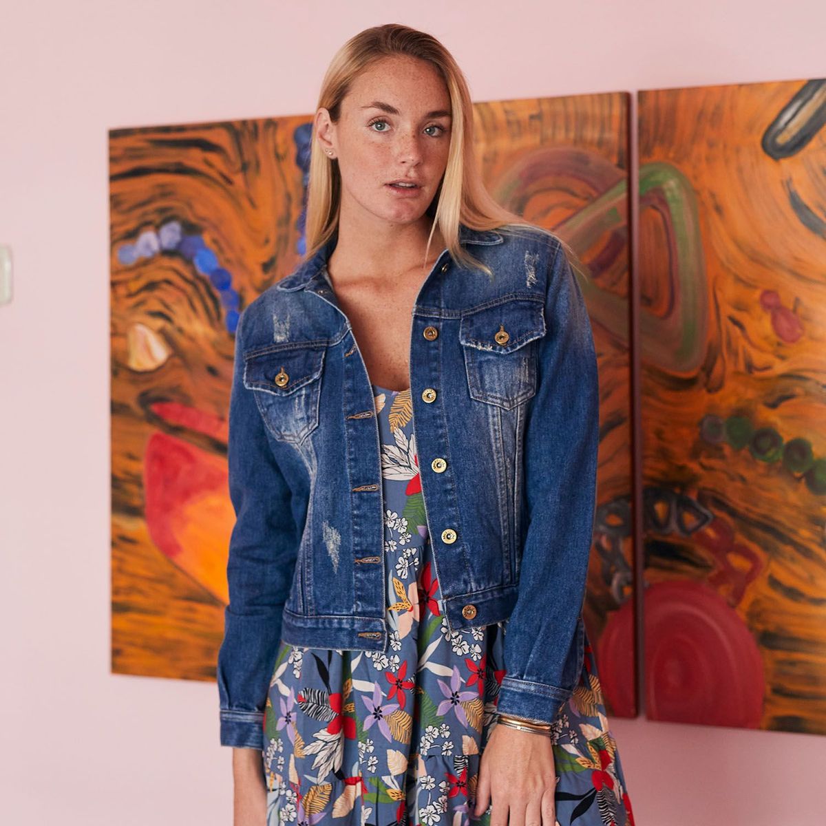 BLACK CHA CHA - Casaca Jean