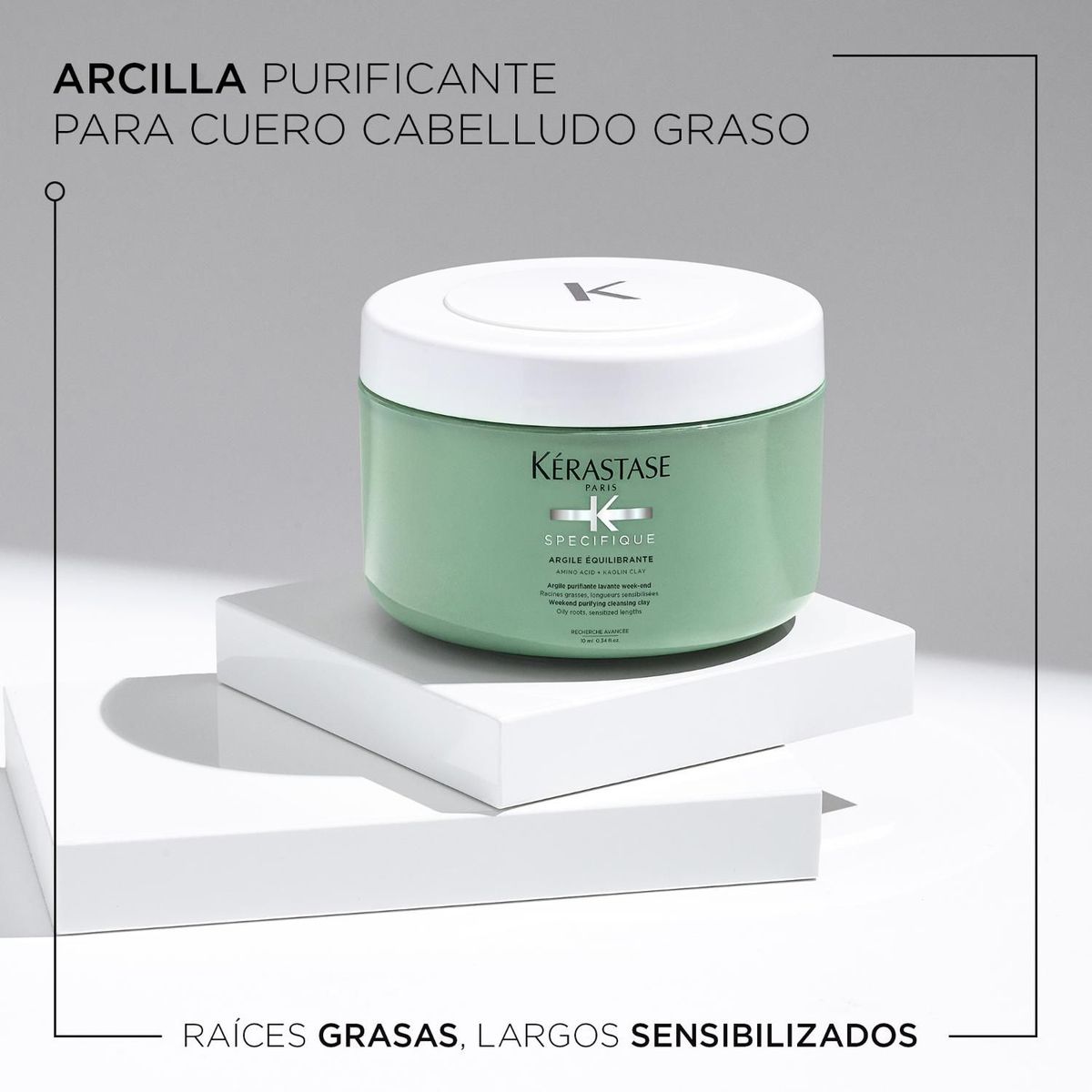 KERASTASE - Tratamiento Arcilla Kérastase Spécifique desintoxica cabello graso 250ml