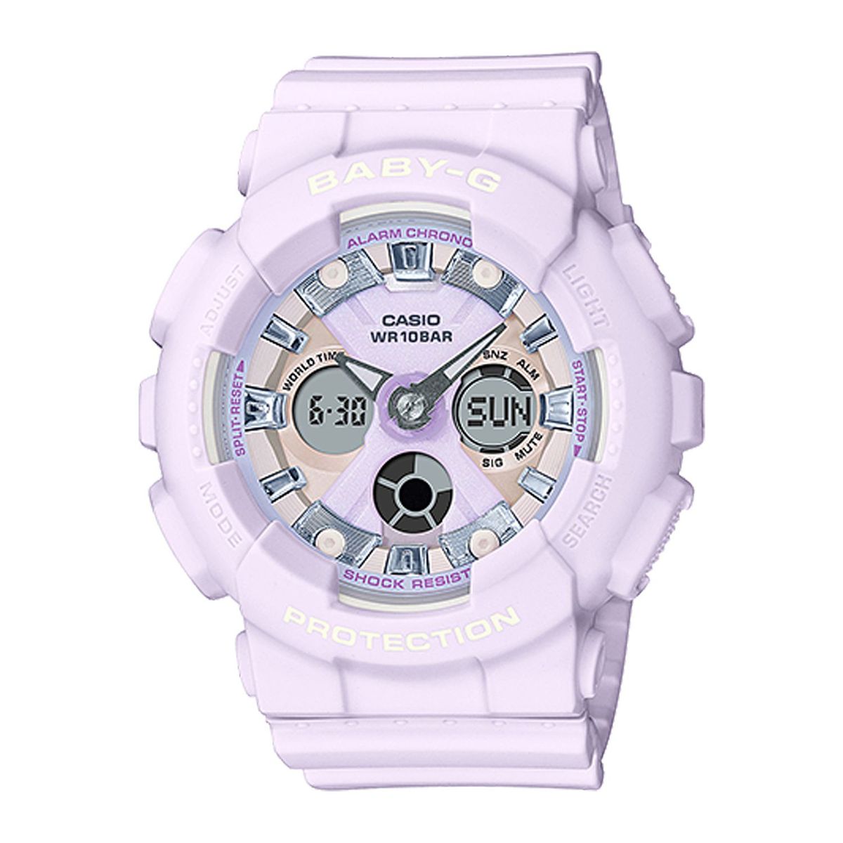 CASIO - Reloj CASIO BABY-G Analógico y Digital Mujer BA-130WP-6A