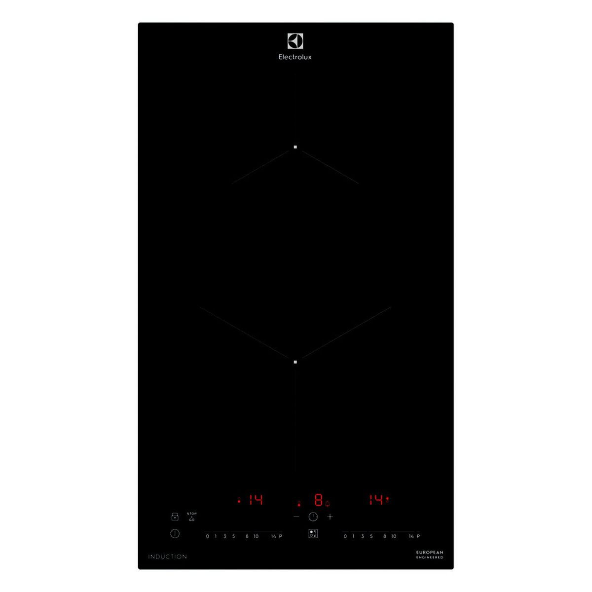 ELECTROLUX - Encimera Empotrable de Inducción 2 Zonas Electrolux ETIH30G7EOB