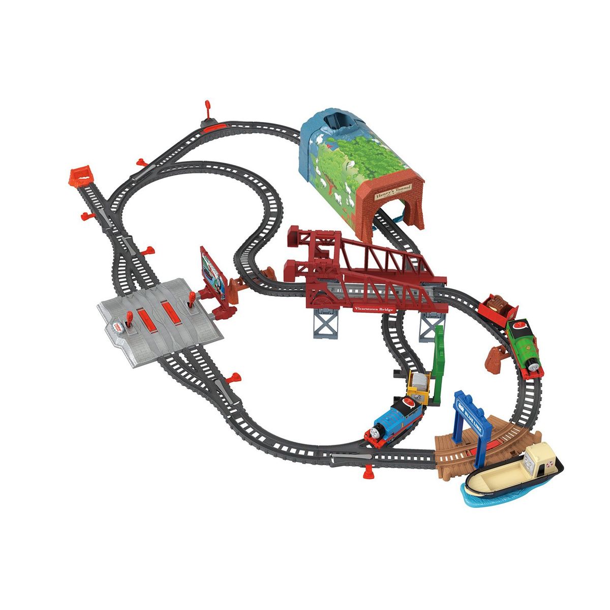 THOMAS - Pista de Carros Thomas & Friends Trackmaster Pista Día en Sodor