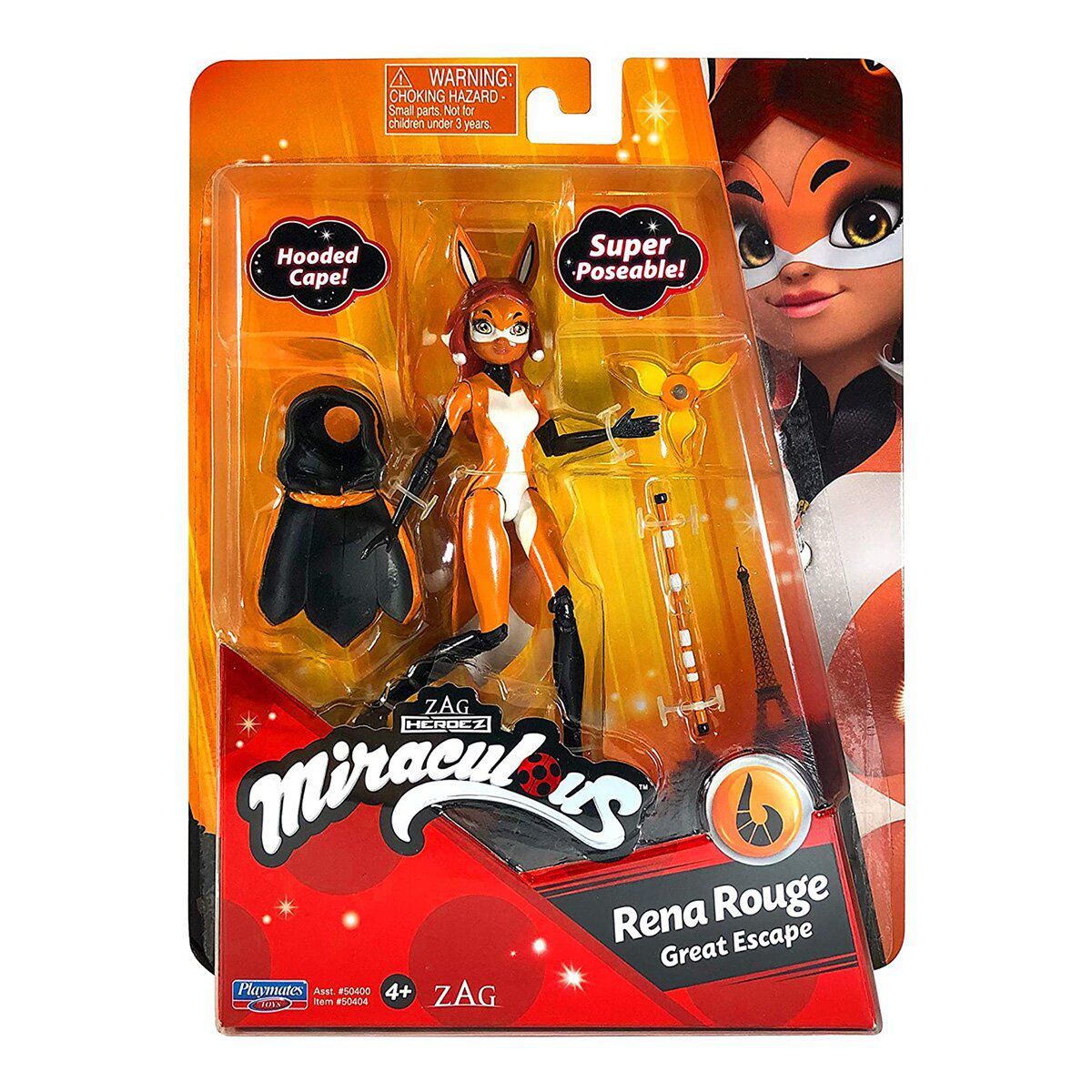 PLAYMATES - .Muñeca Miraculous Ladybug Rena Rouge