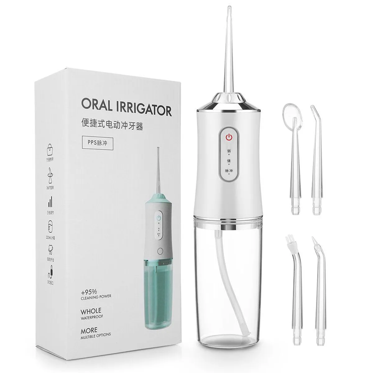 ITELSISTEM - Irrigador dental Recargable Limpieza Bucal