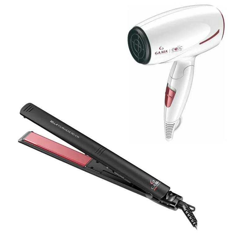 GAMA - Pack Alisadora BELLA + Secadora EOLIC GAMA