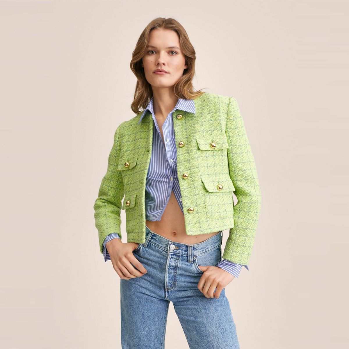 MANGO - Blazer Mujer Mango