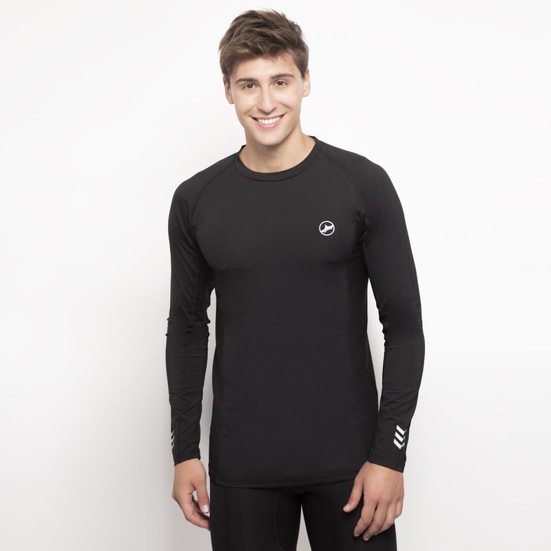 PALMERS - Camiseta Manga Larga Microfibra Hombre