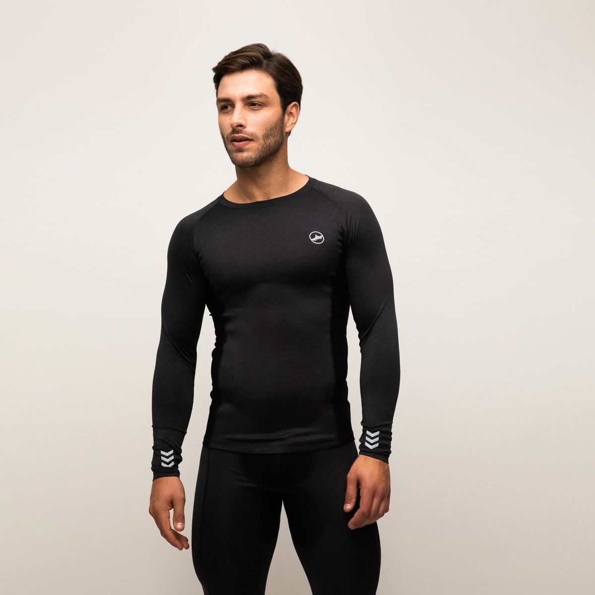 PALMERS - Camiseta Manga Larga Microfibra Hombre