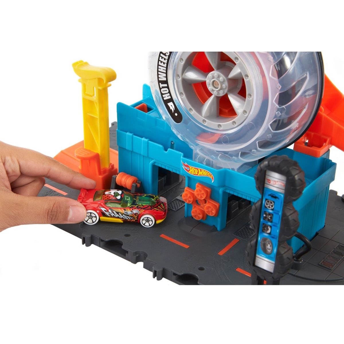 HOT WHEELS - Set de juego Hot wheels Super Tienda de Llantas