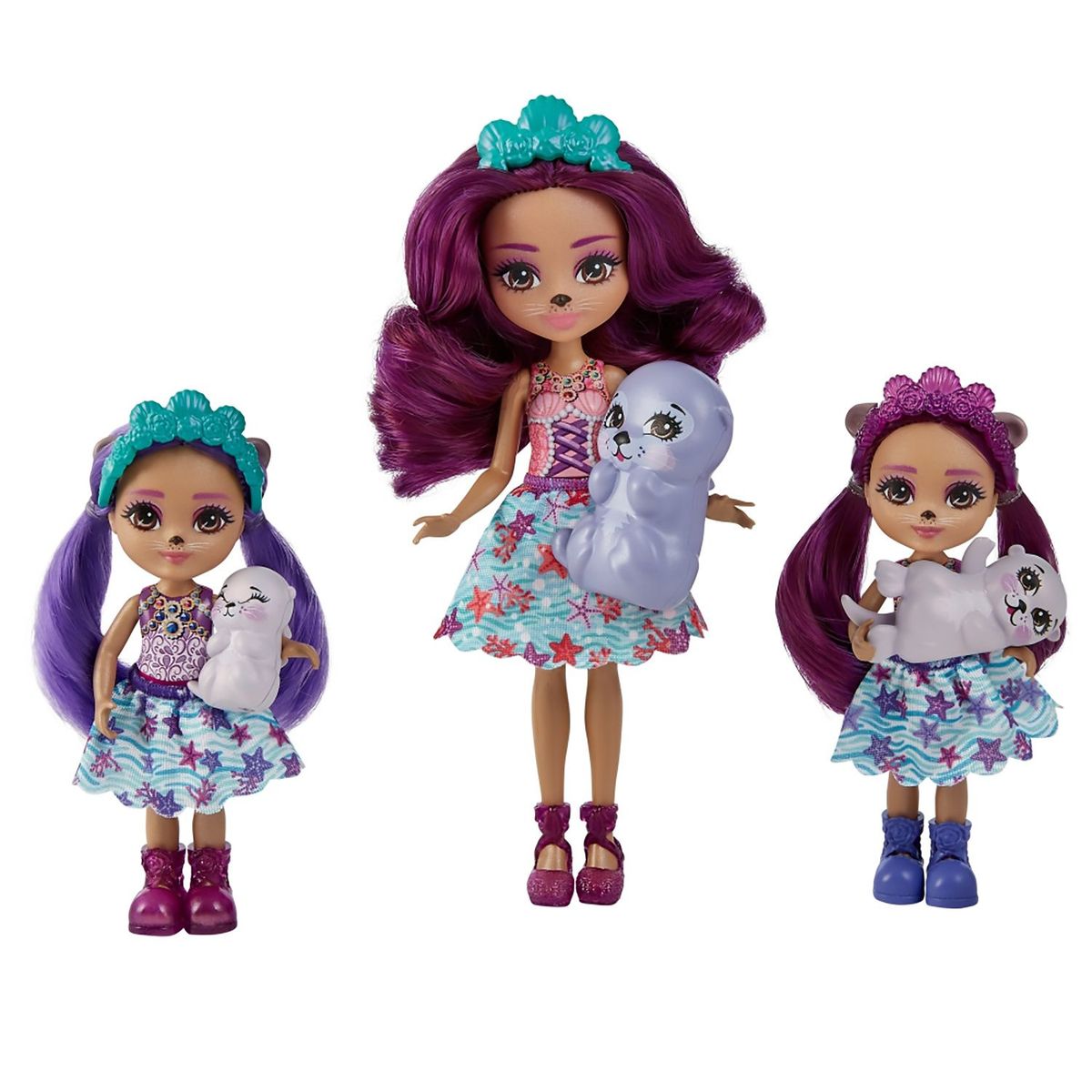 ENCHANTIMALS - Muñeca Enchantimals Surtido de Familia y Animalitos