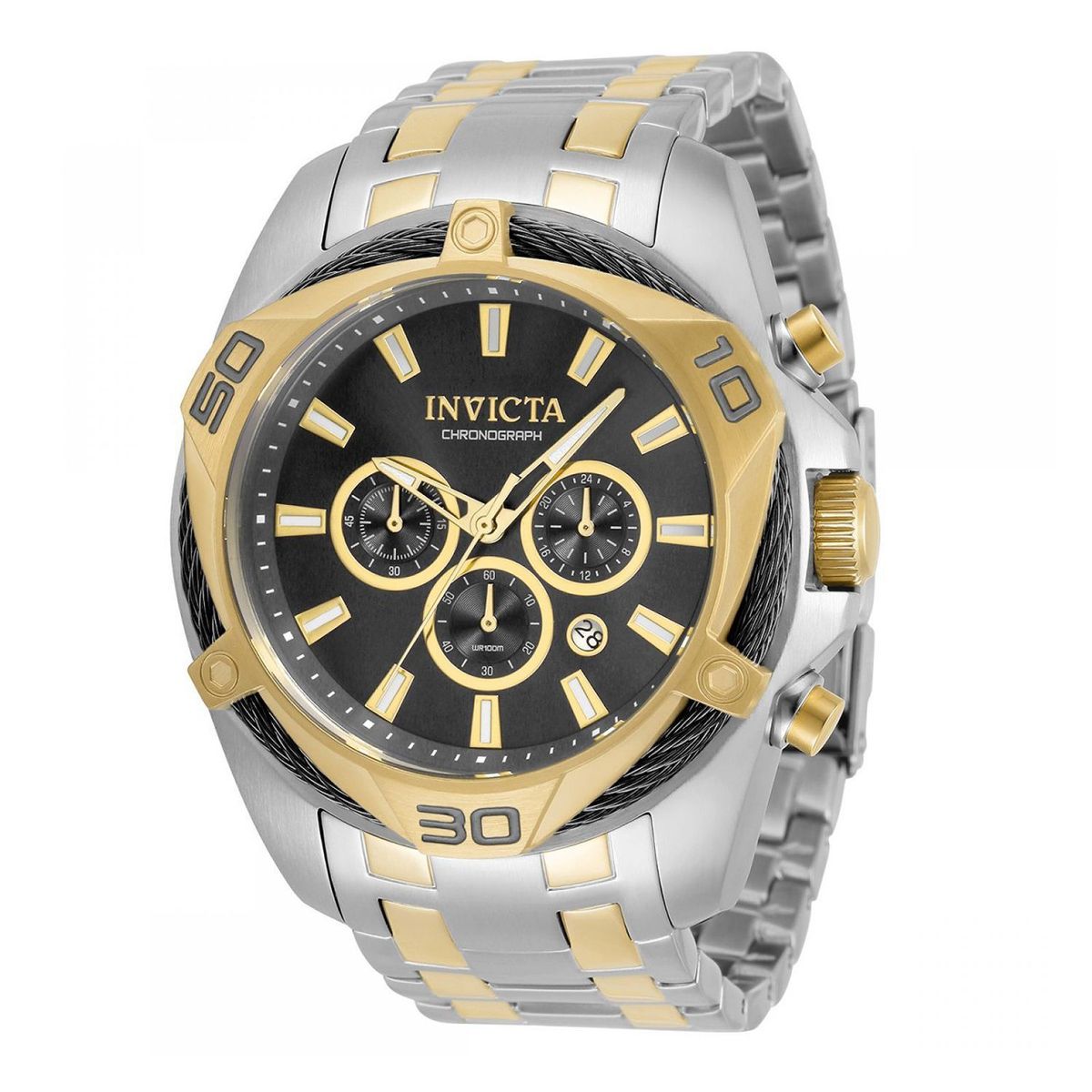 INVICTA - Reloj Invicta 34120 Hombre Dorado Quartz