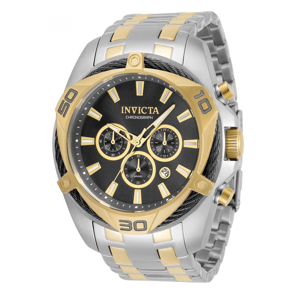 INVICTA - Reloj Invicta 34120 Hombre Dorado Quartz