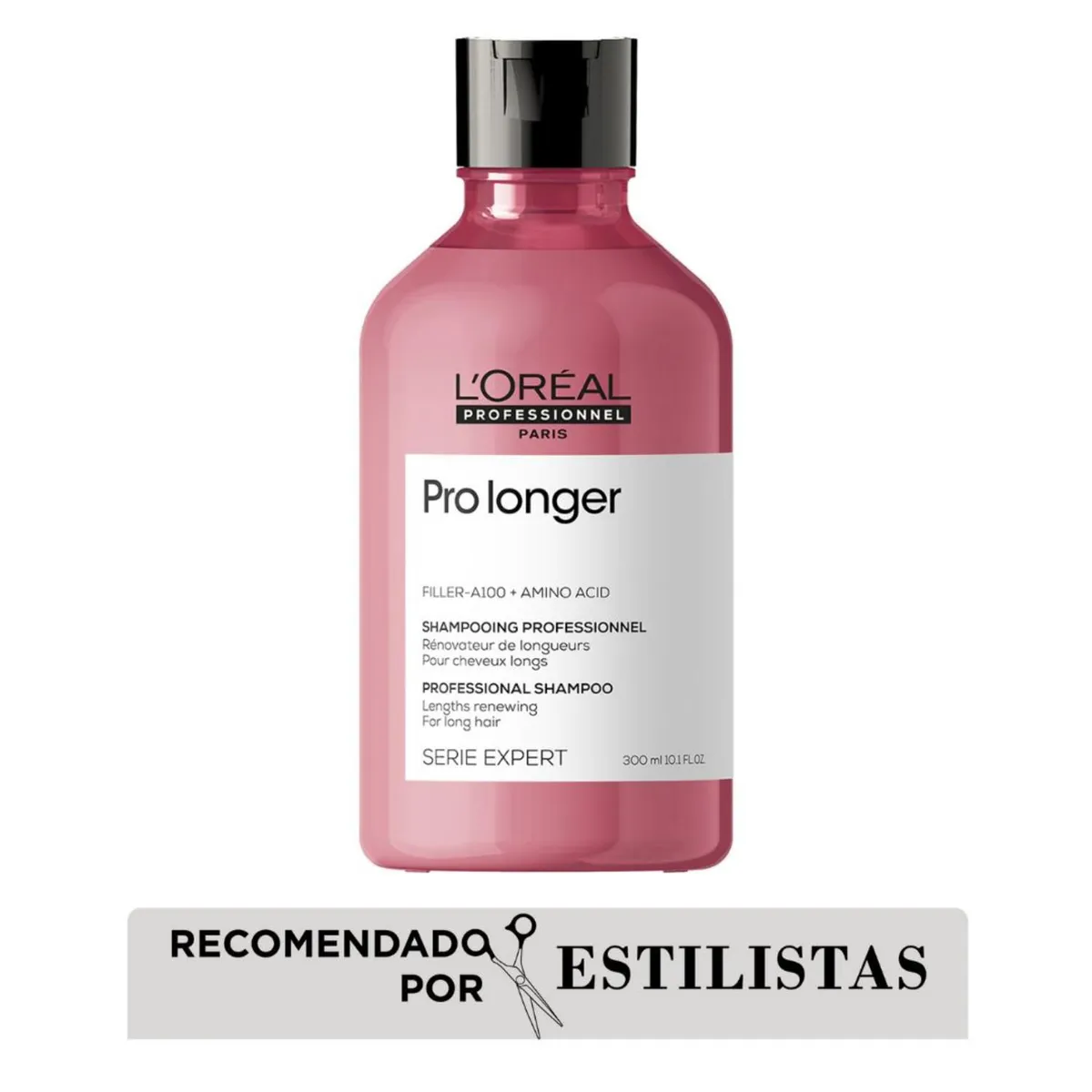 LOREAL PROFESSIONNEL - Shampoo ProLonger engrosa puntas del cabello largo Loreal professionnel 300ml 