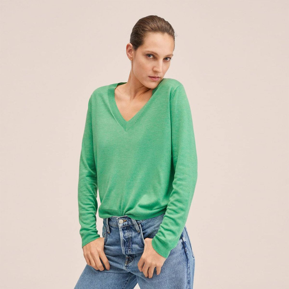 MANGO - Chompa Jersey Mujer Mango