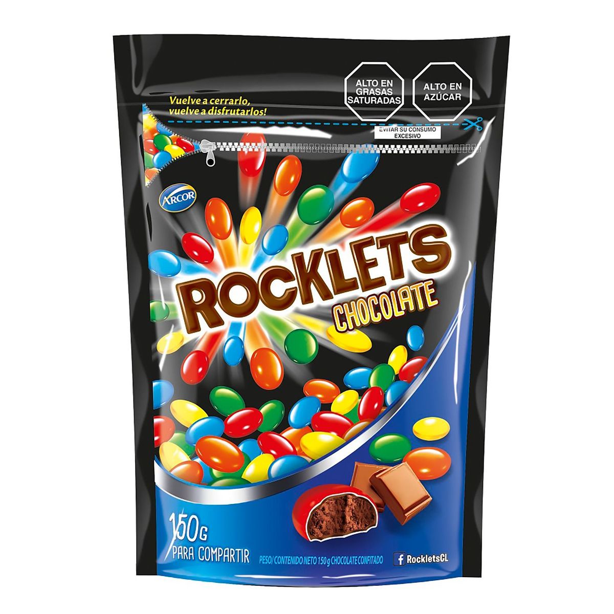 ARCOR - Doypack chocolate Rocklets 150g