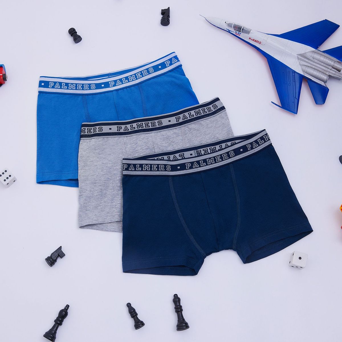 PALMERS - Pack 3 Boxer Niño  Algodón