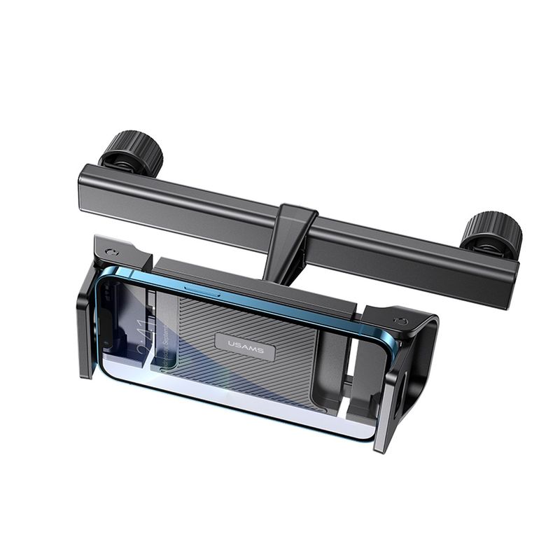 USAMS - Soporte Celular/Tablet Auto Asiento Negro