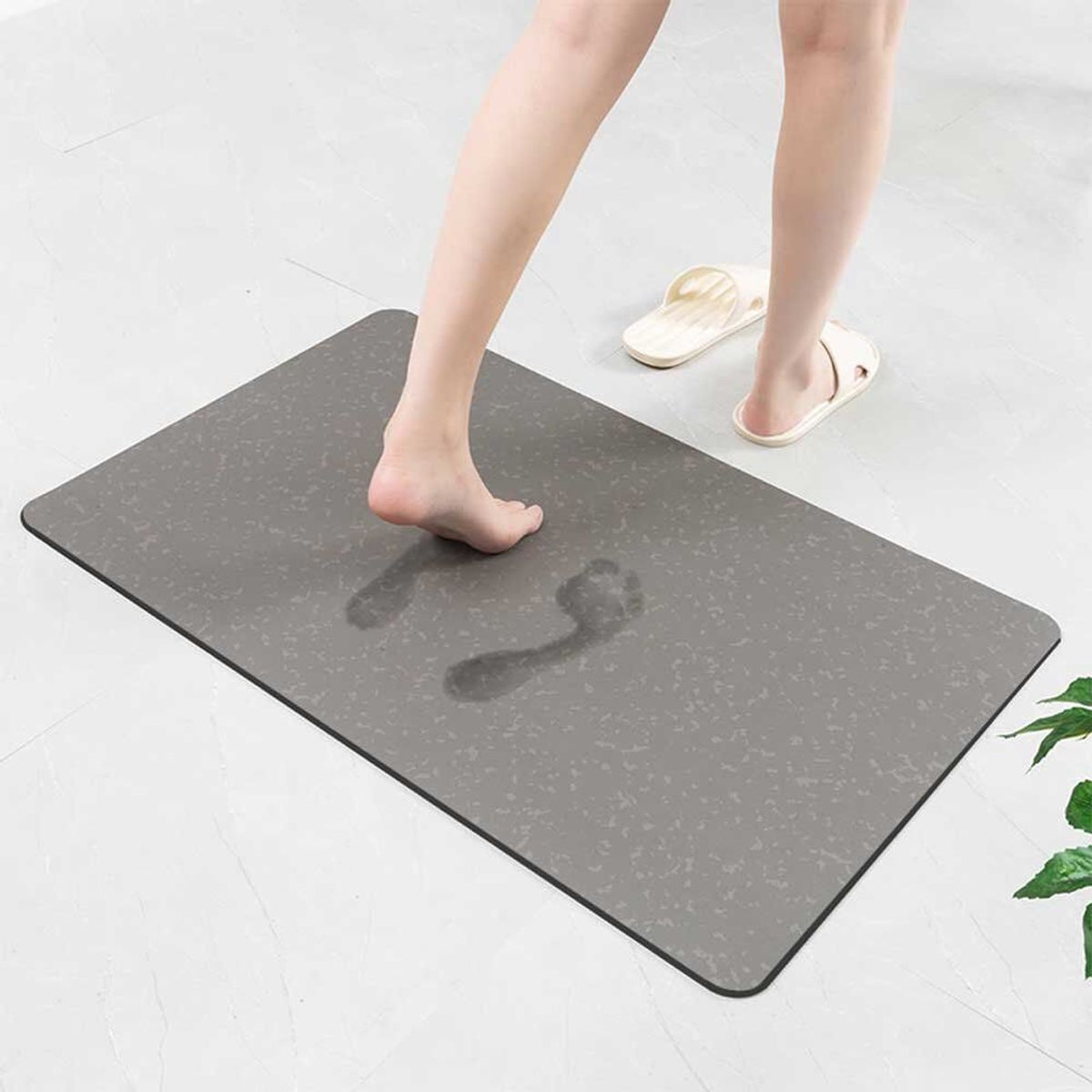 MEGIMPERU - Alfombra Diatomita de Baño Super Absorbente Go