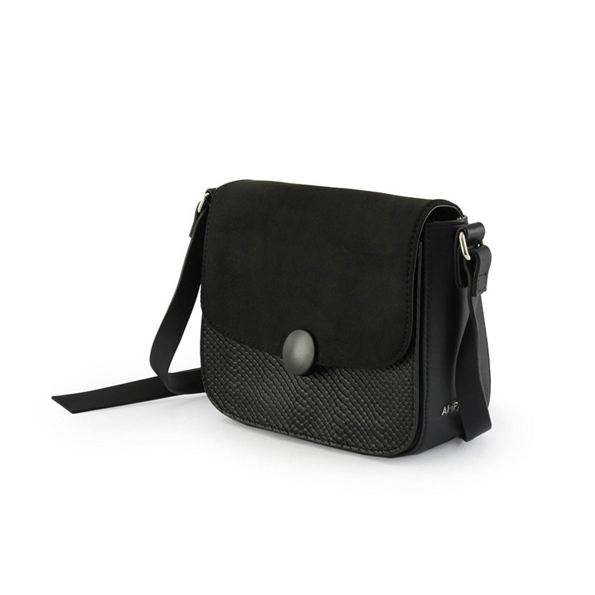AMPHORA - Morral / Crossbody Amphora Bouton Negro