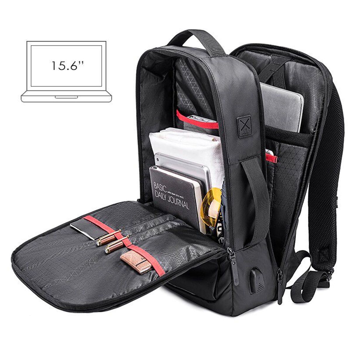 GENERICO - Mochila Hombre Golden Wolf 0450