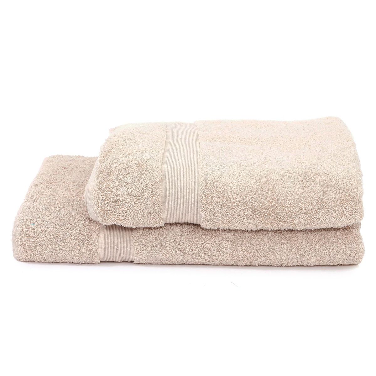 PERU PIMA - Set x2 Toallas Beige