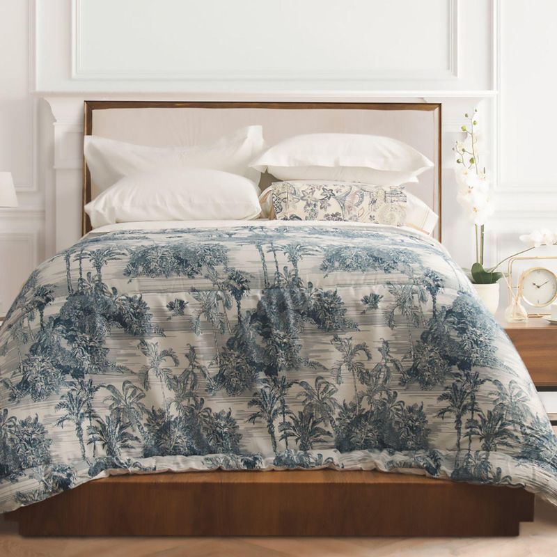 PLUMAS - Manta 100% Algodón Chiara Blanco King