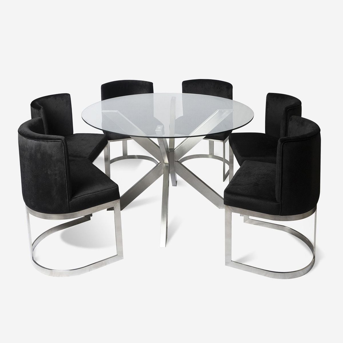 MICA - Juego de Comedor Vera con 6 Sillas