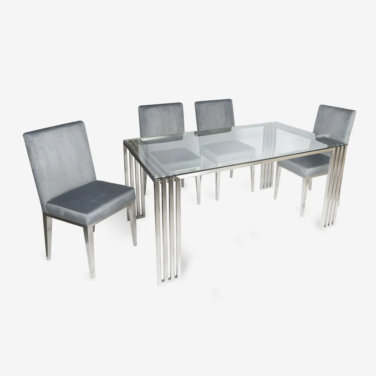 MICA - Juego de Comedor Fiore con 6 Sillas