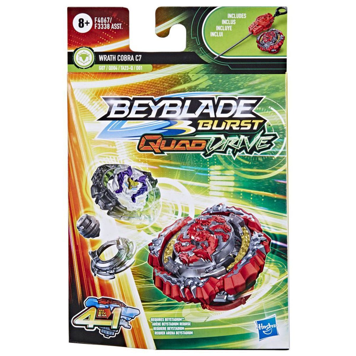 BEYBLADE - Juguete Trompo Beyblade Burst Quad Drive