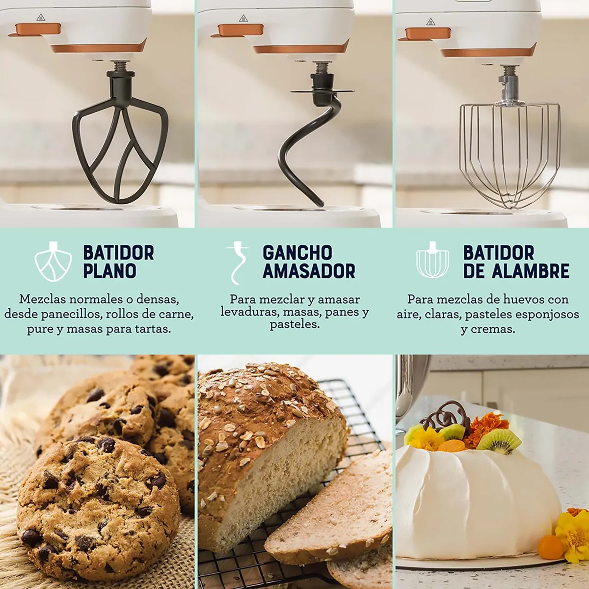 OSTER - Batidora de Pedestal Blanca 5.2L FPSTSMPL4W053