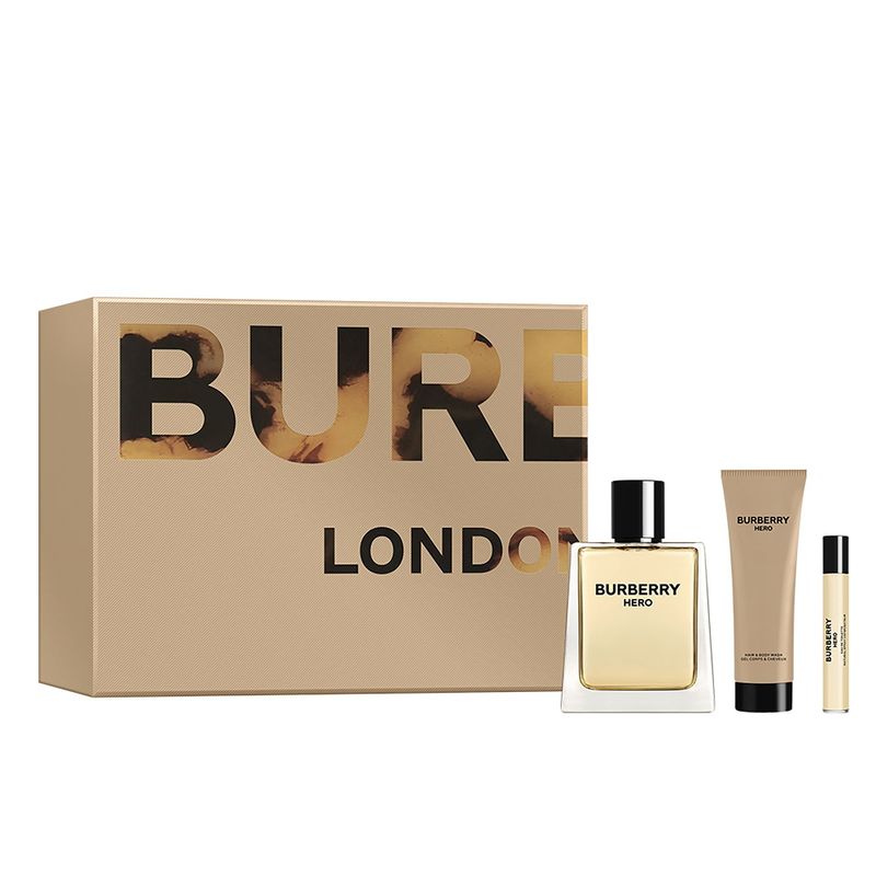 Estuche Burberry Hero Edt 100 ml Shower Gel 75 ml Edt ml