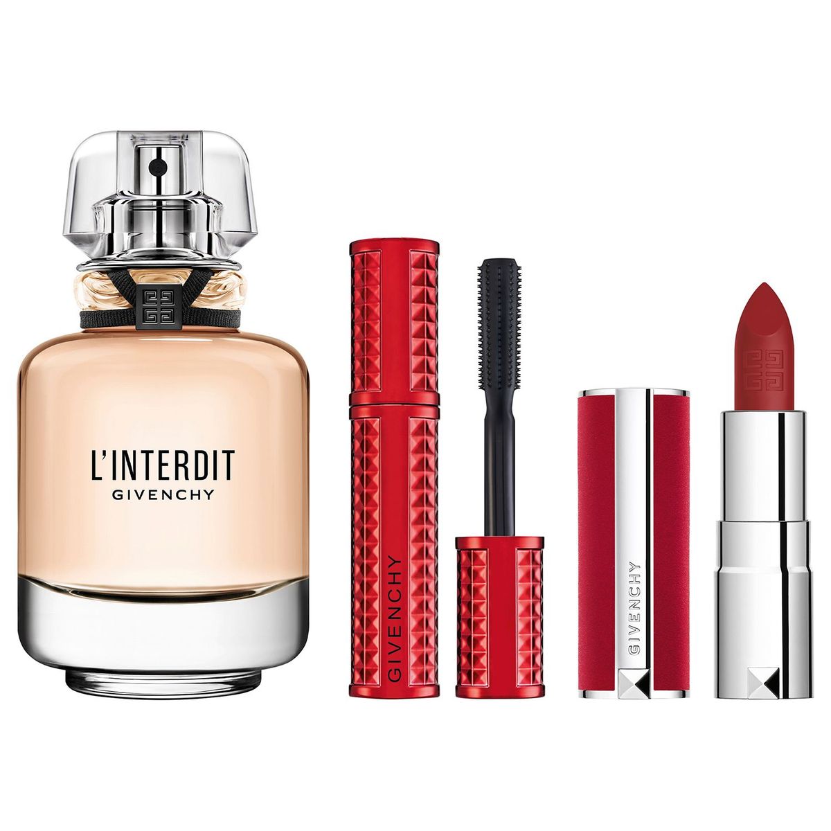 GIVENCHY - Givenchy L' Interdit Eau de Parfum 50 ml +Mini Disturbia +Mini Le Rouge Deep Velvet 37
