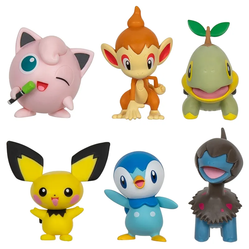 POKEMON - Pack x6 Figuras de Batalla Pokemon