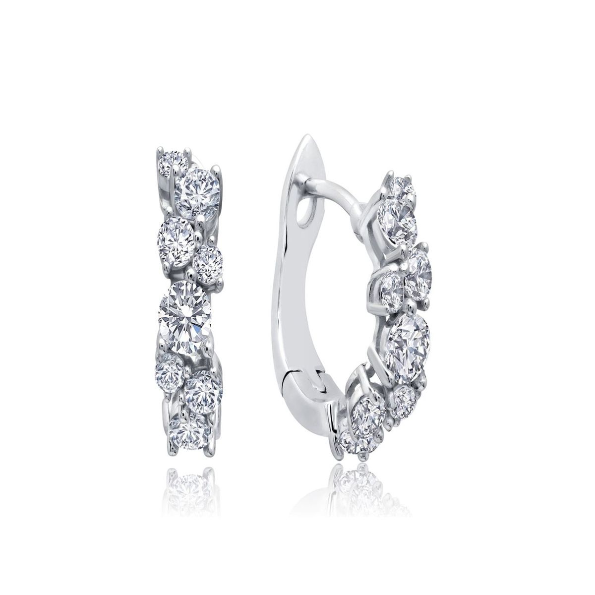 CRISLU - Aretes Crislu Cluster Hoop