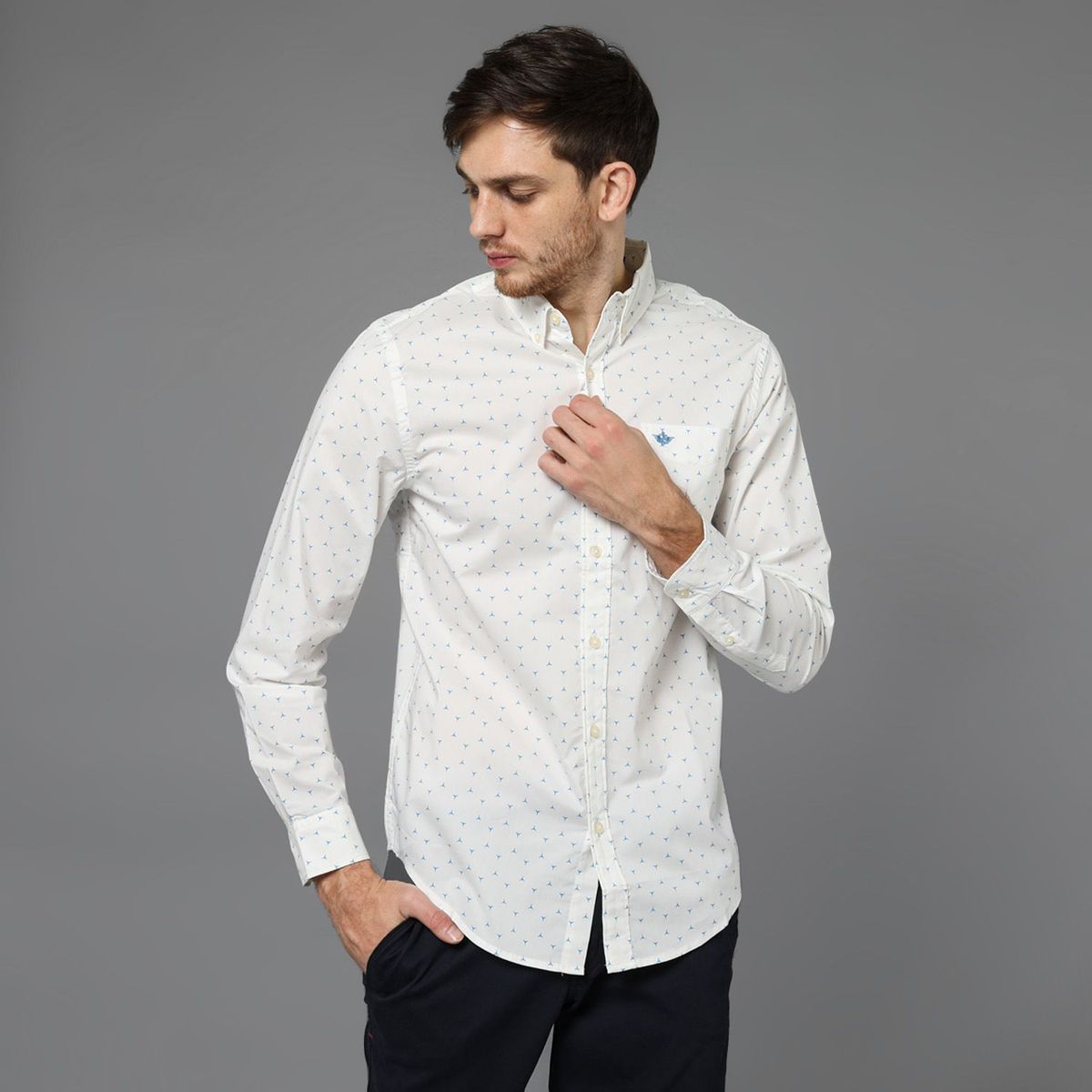 DOCKERS - Camisa Sport Manga Larga Hombre Dockers