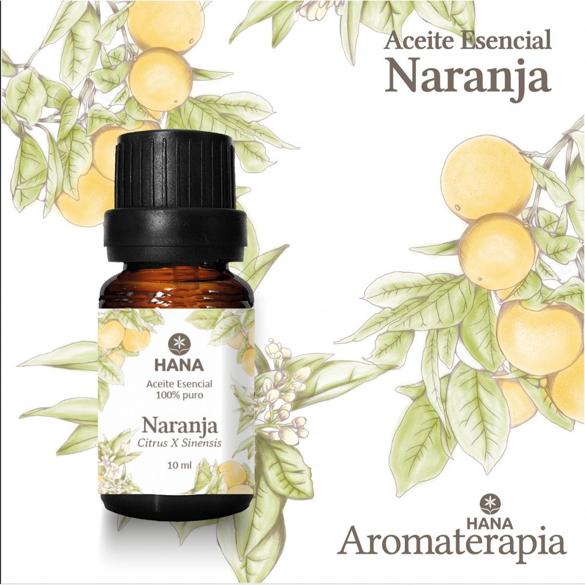 HANA SALUD - Aceite esencial Naranja 10 ml